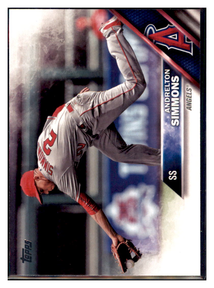 2016 Topps Update Andrelton Simmons  Los Angeles Angels #US142 Baseball
  card   MATV2 simple Xclusive Collectibles   
