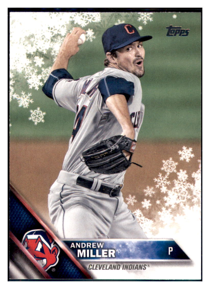 2016 Topps Holiday Andrew Miller  Cleveland Indians #HMW35 Baseball card   MATV2_1b simple Xclusive Collectibles   