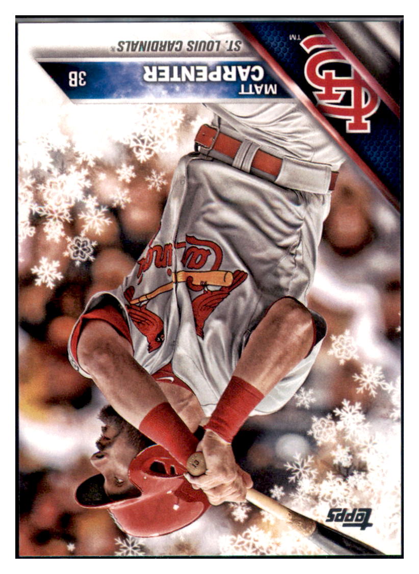 2016 Topps Holiday Matt Carpenter  St. Louis Cardinals #HMW97 Baseball
  card   MATV2_1a simple Xclusive Collectibles   