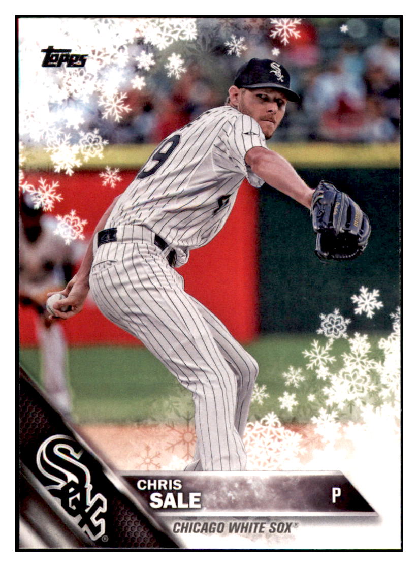 2016 Topps Chicago White Sox Chris
  Sale  Chicago White Sox #CWS-1 Baseball
  card   MATV2 simple Xclusive Collectibles   