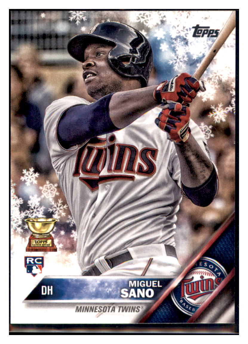 2016 Topps Holiday Miguel Sano  Minnesota Twins #HMW154 Baseball card   MATV2 simple Xclusive Collectibles   