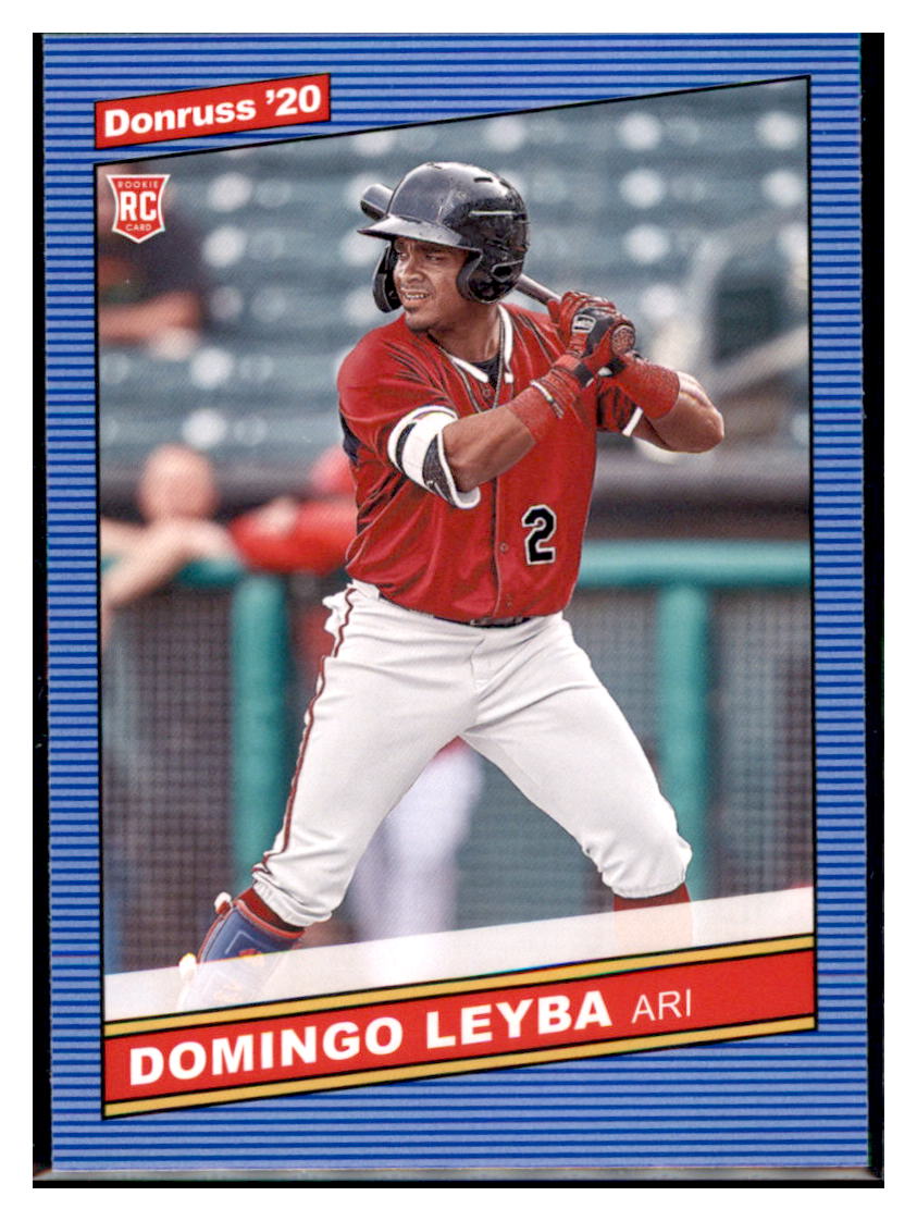 2020 Donruss Domingo Leyba  Arizona Diamondbacks #255 Baseball
  card   MATV2 simple Xclusive Collectibles   