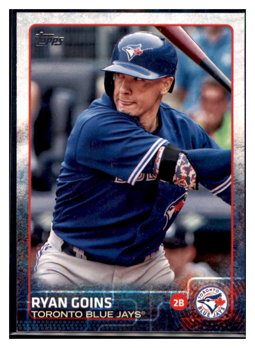 2015 Topps Ryan Goins  Toronto Blue Jays #677 Baseball card   MATV2 simple Xclusive Collectibles   