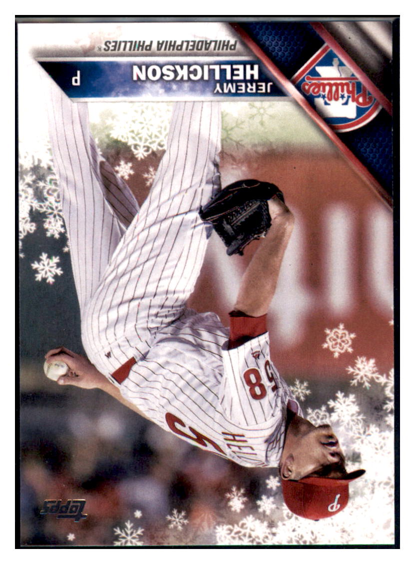 2016 Topps Holiday Jeremy Hellickson  Philadelphia Phillies #HMW151 Baseball
  card   MATV2_1b simple Xclusive Collectibles   