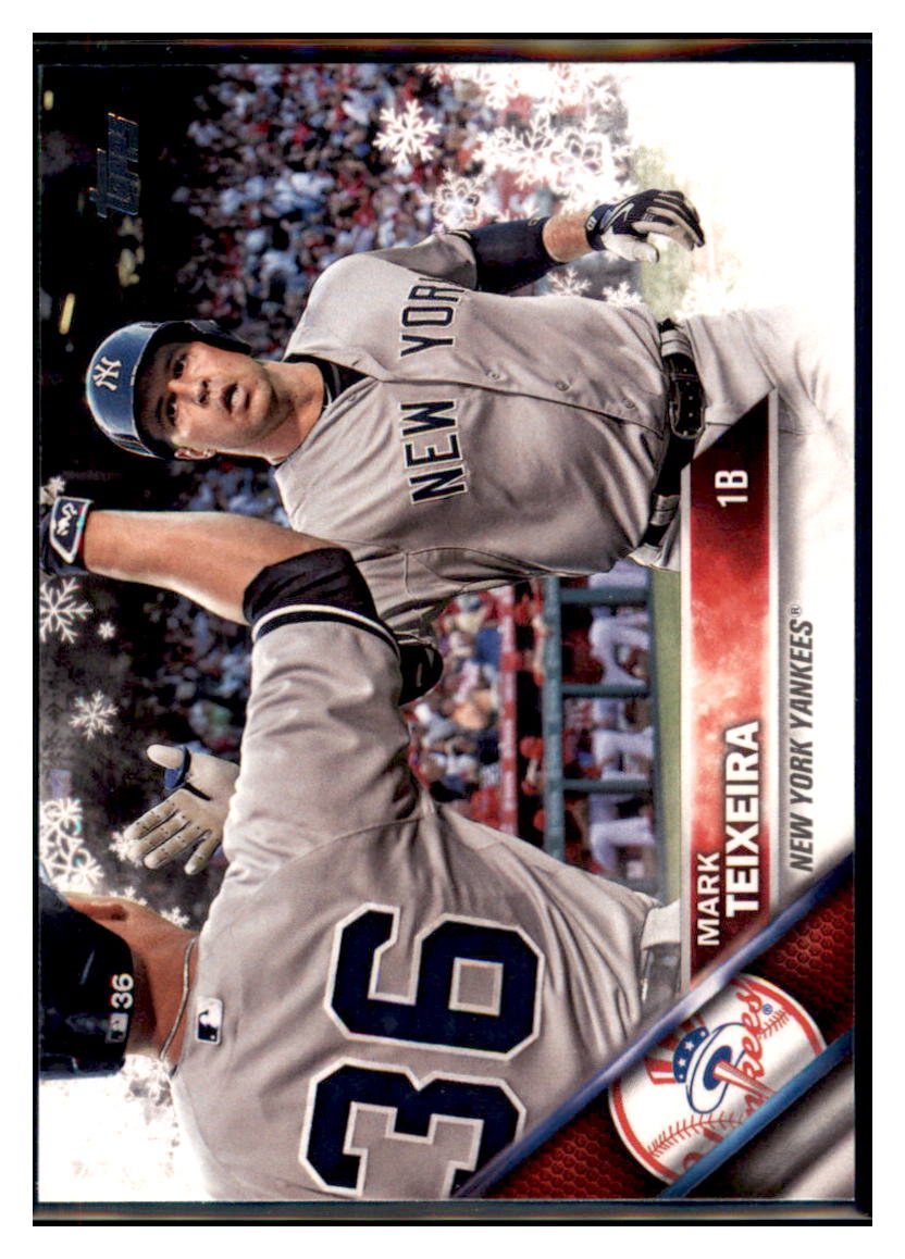 2016 Topps Mark Teixeira  New York Yankees #204 Baseball card   MATV2_1a simple Xclusive Collectibles   