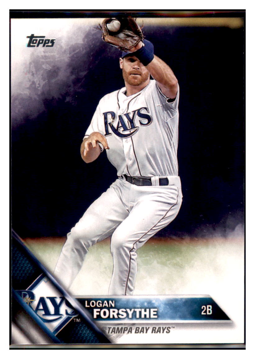 2016 Topps Logan Forsythe  Tampa Bay Rays #216 Baseball card   MATV2 simple Xclusive Collectibles   
