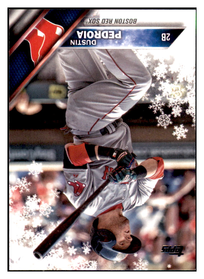 2016 Topps Holiday Dustin Pedroia  Boston Red Sox #HMW27 Baseball card   MATV2_1b simple Xclusive Collectibles   