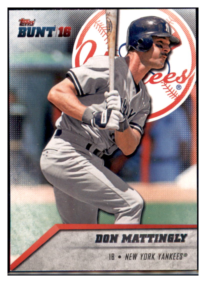2016 Topps Bunt Don Mattingly  New York Yankees #41 Baseball card   MATV2 simple Xclusive Collectibles   