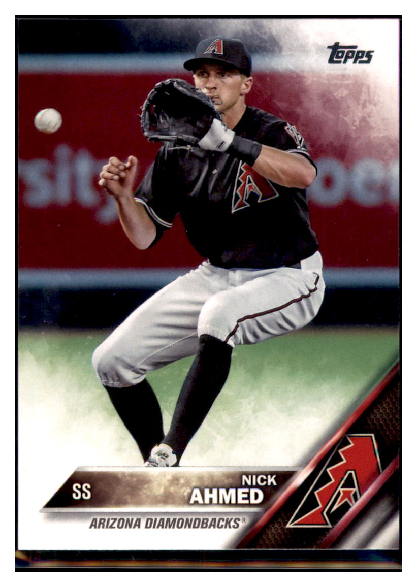 2016 Topps Arizona Diamondbacks Nick
  Ahmed  Arizona Diamondbacks #AD-4
  Baseball card   MATV2 simple Xclusive Collectibles   