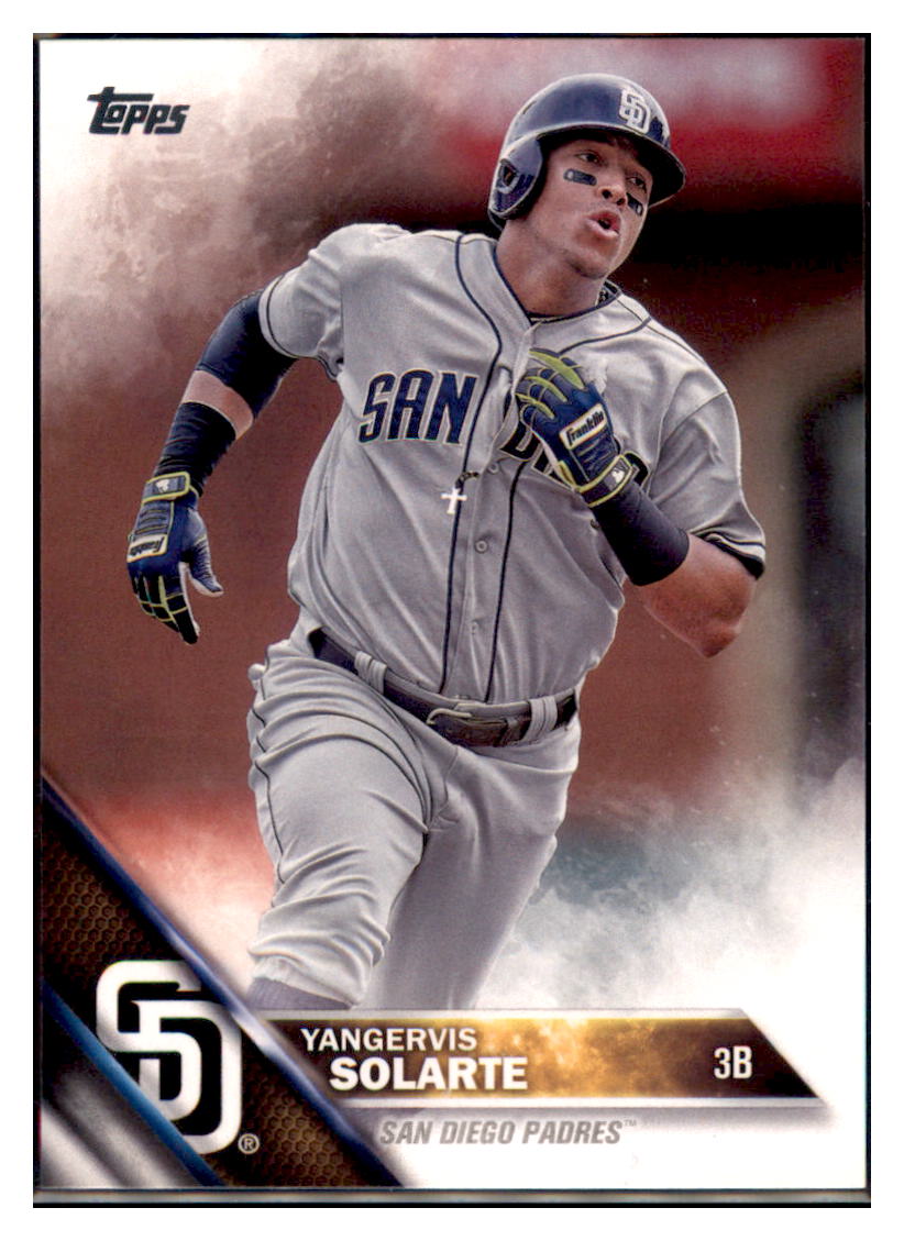 2016 Topps San Diego Padres Yangervis
  Solarte  San Diego Padres #SDP-6
  Baseball card   MATV2 simple Xclusive Collectibles   