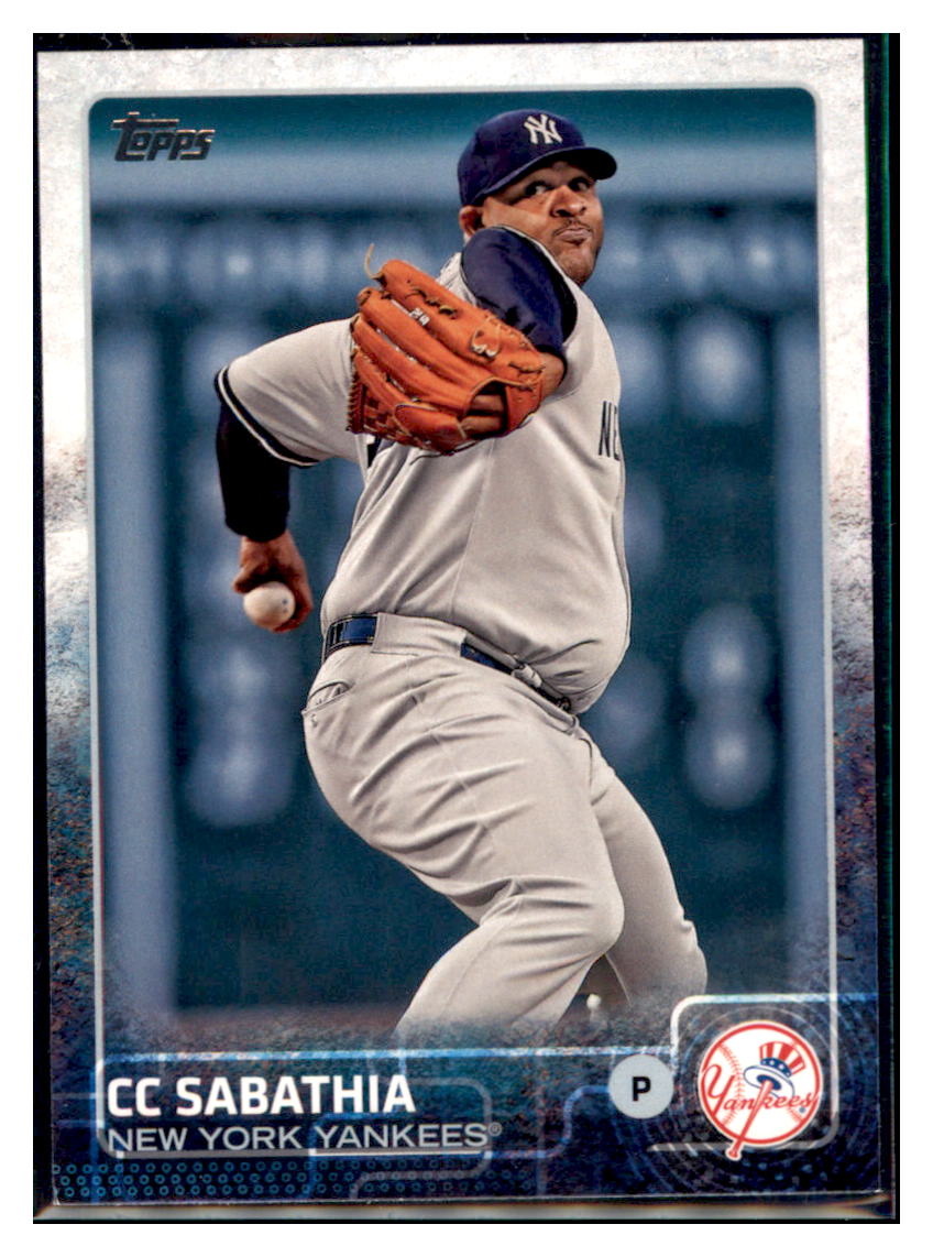 2015 Topps New York Yankees CC
  Sabathia  New York Yankees #NYY-13
  Baseball card   MATV2 simple Xclusive Collectibles   