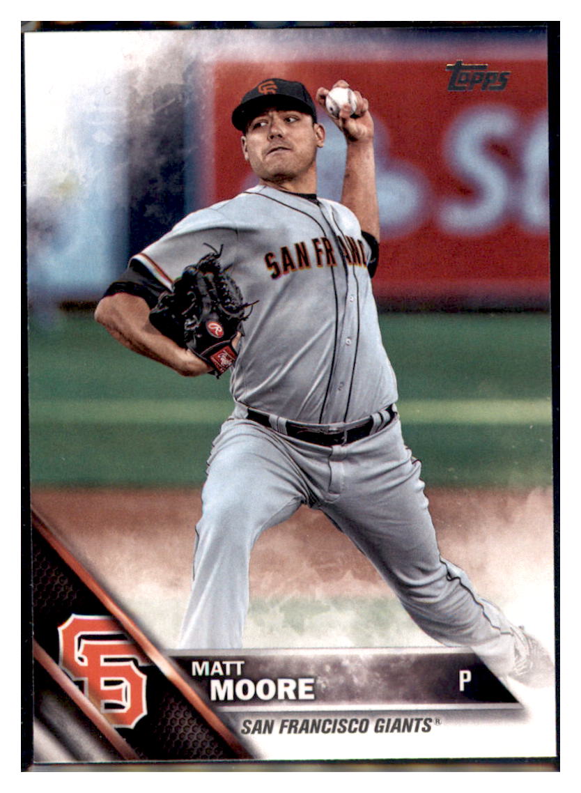 2016 Topps Update Matt Moore  San Francisco Giants #US148 Baseball
  card   MATV2_1a simple Xclusive Collectibles   