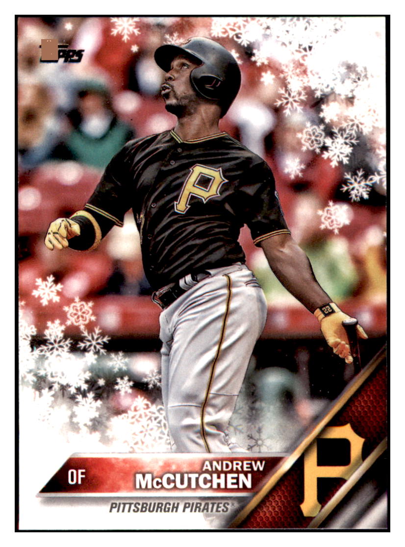 2016 Topps Holiday Andrew McCutchen  Pittsburgh Pirates #HMW48 Baseball
  card   MATV2_1a simple Xclusive Collectibles   