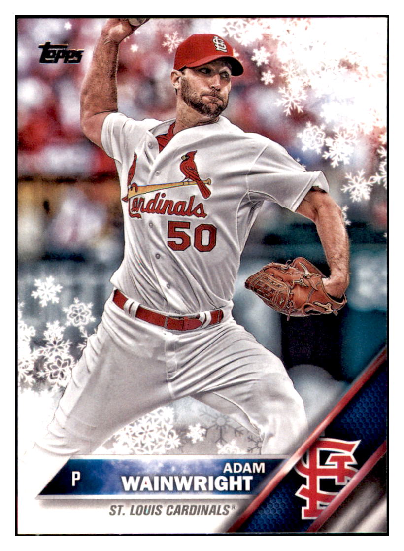 2016 Topps Adam Wainwright  St. Louis Cardinals #319 Baseball card   MATV2 simple Xclusive Collectibles   