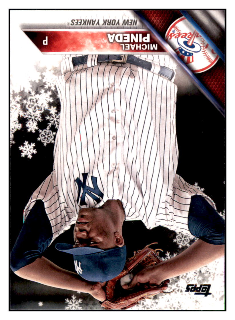 2016 Topps Holiday Michael Pineda  New York Yankees #HMW142 Baseball card   MATV2_1a simple Xclusive Collectibles   