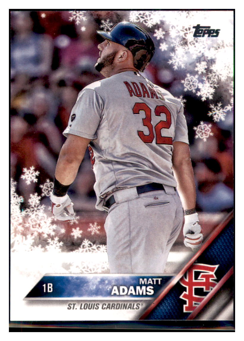 2016 Topps Holiday Matt Adams  St. Louis Cardinals #HMW88 Baseball
  card   MATV2_1a simple Xclusive Collectibles   