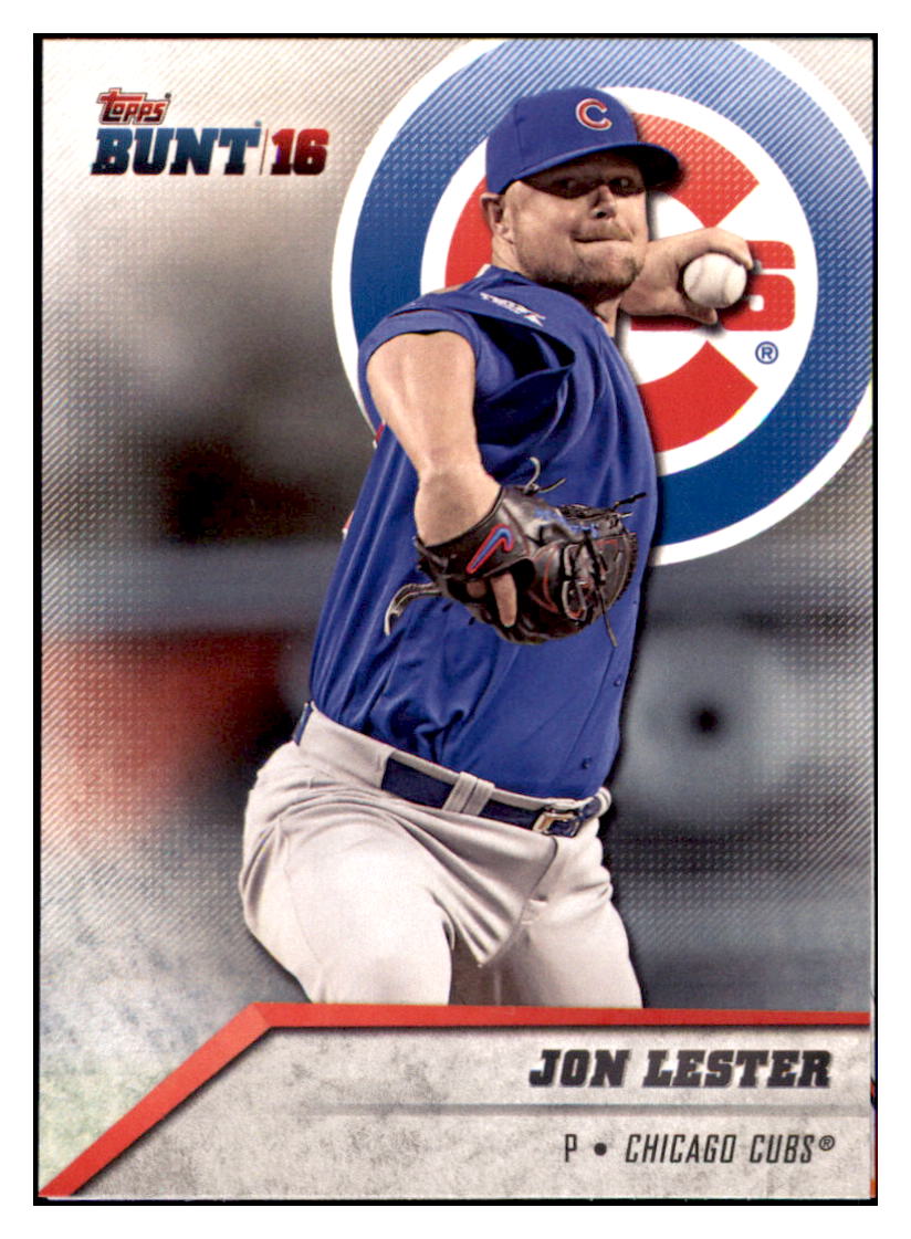 2016 Topps Bunt Jon Lester  Chicago Cubs #6 Baseball card   MATV3 simple Xclusive Collectibles   
