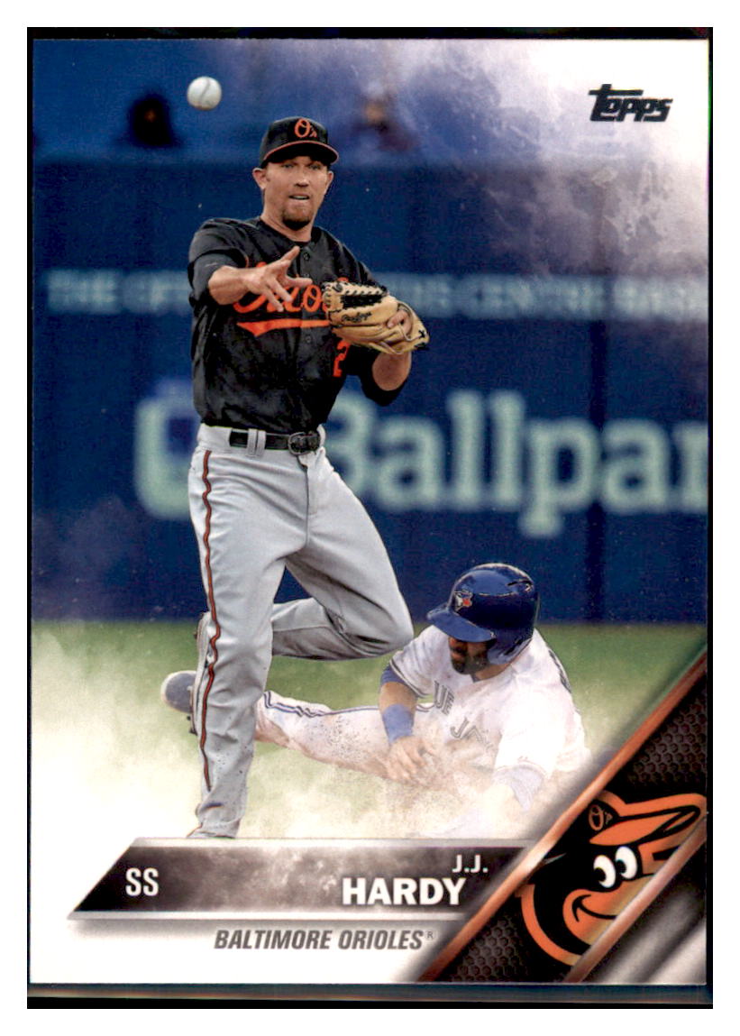 2016 Topps Baltimore Orioles J.J.
  Hardy  Baltimore Orioles #BO-5 Baseball
  card   MATV3 simple Xclusive Collectibles   