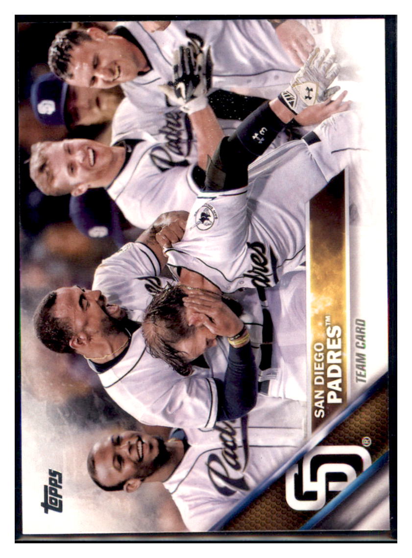 2016 Topps San Diego Padres TC  San Diego Padres #315 Baseball card   MATV3 simple Xclusive Collectibles   