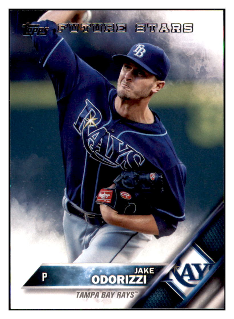 2016 Topps Jake Odorizzi  Tampa Bay Rays #316 Baseball card   MATV3 simple Xclusive Collectibles   