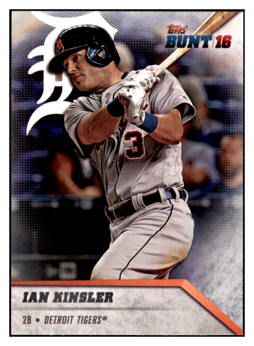 2016 Topps Bunt Ian Kinsler  Detroit Tigers #85 Baseball card   MATV3 simple Xclusive Collectibles   