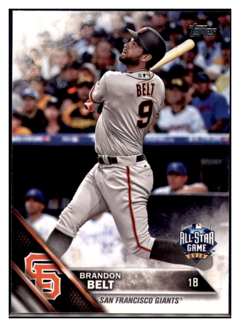 2016 Topps Update Brandon Belt ASG San Francisco Giants #US70 Baseball
  card   MATV3 simple Xclusive Collectibles   