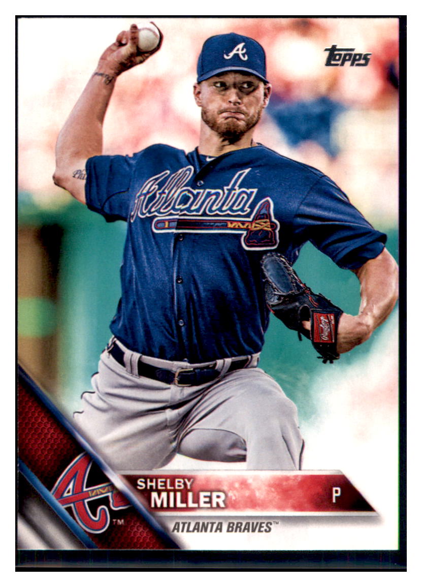 2016 Topps Shelby Miller  Atlanta Braves #60 Baseball card   MATV3 simple Xclusive Collectibles   