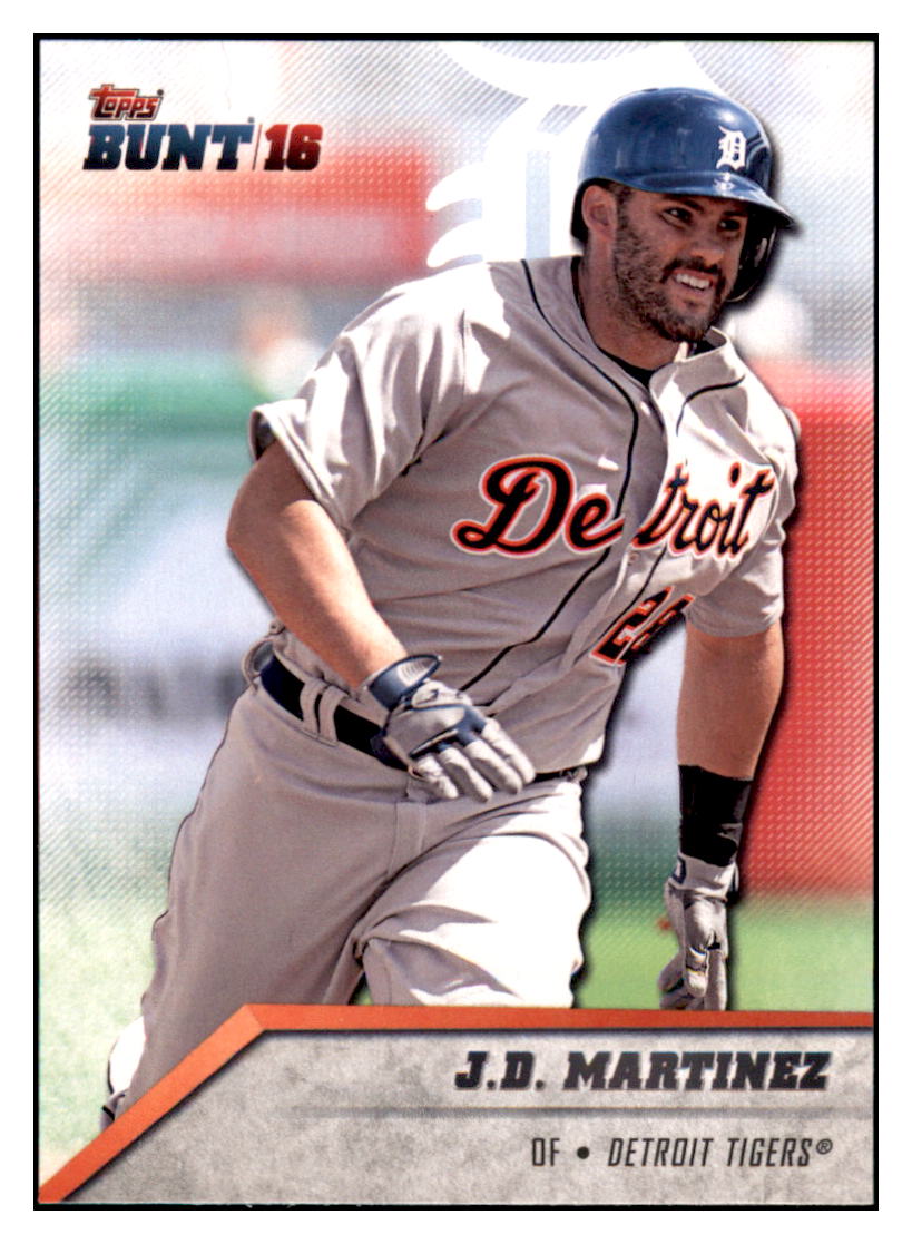 2016 Topps Bunt J.D. Martinez  Detroit Tigers #89 Baseball card   MATV3 simple Xclusive Collectibles   