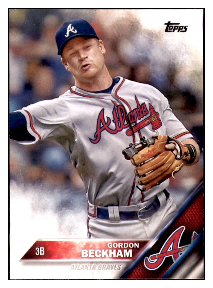 2016 Topps Gordon Beckham  Atlanta Braves #456 Baseball card   MATV3_1a simple Xclusive Collectibles   