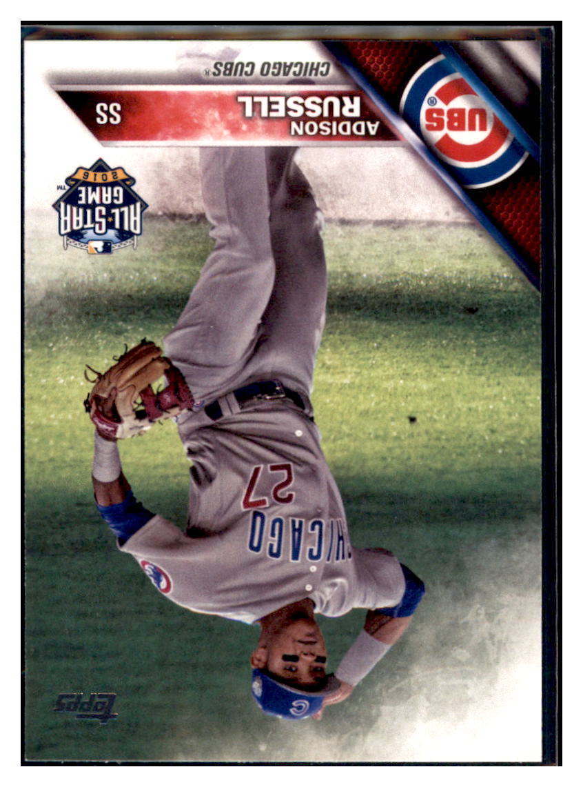 2016 Topps Update Addison Russell ASG Chicago Cubs #US93 Baseball card   MATV3 simple Xclusive Collectibles   