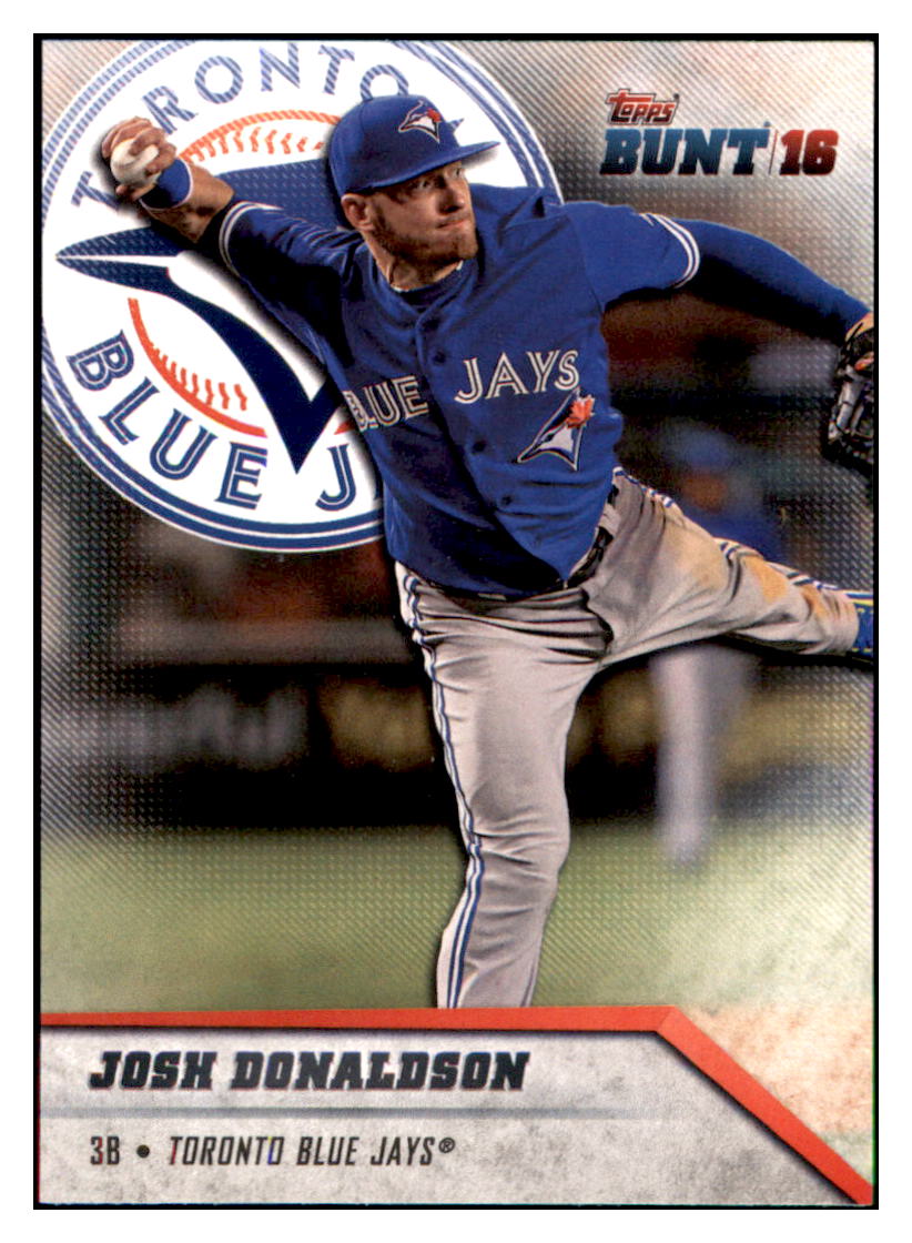 2016 Topps Bunt Josh Donaldson  Toronto Blue Jays #46 Baseball card   MATV3 simple Xclusive Collectibles   