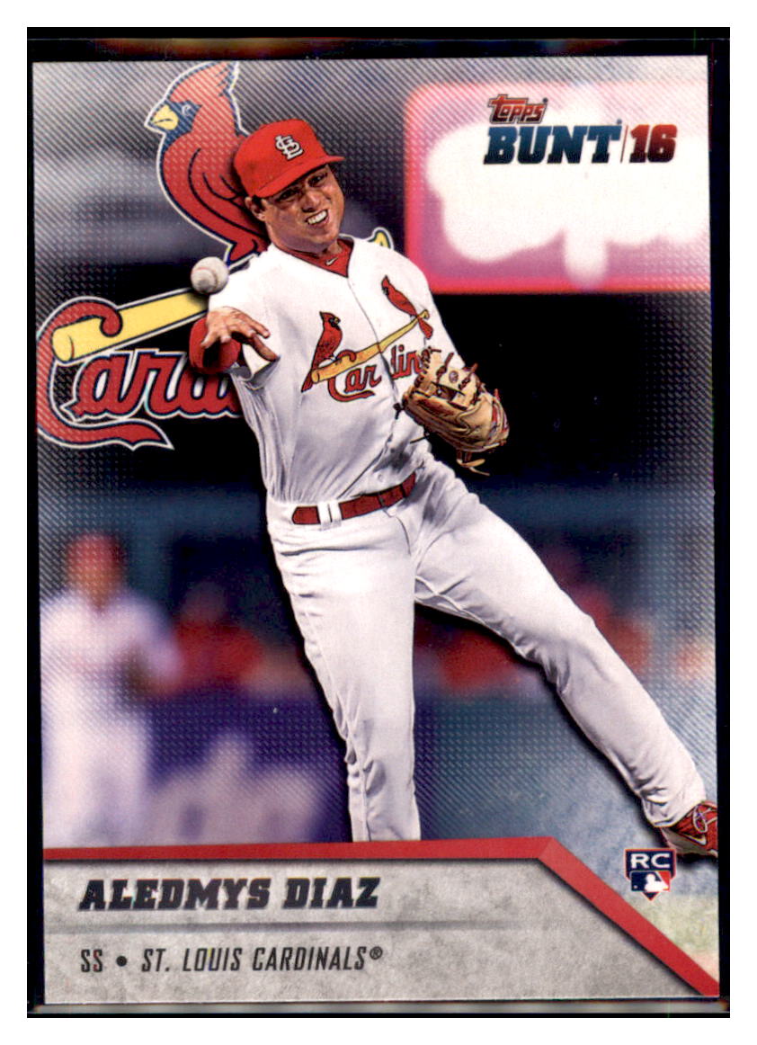 2016 Topps Bunt Aledmys Diaz  St. Louis Cardinals #11 Baseball card   MATV3 simple Xclusive Collectibles   