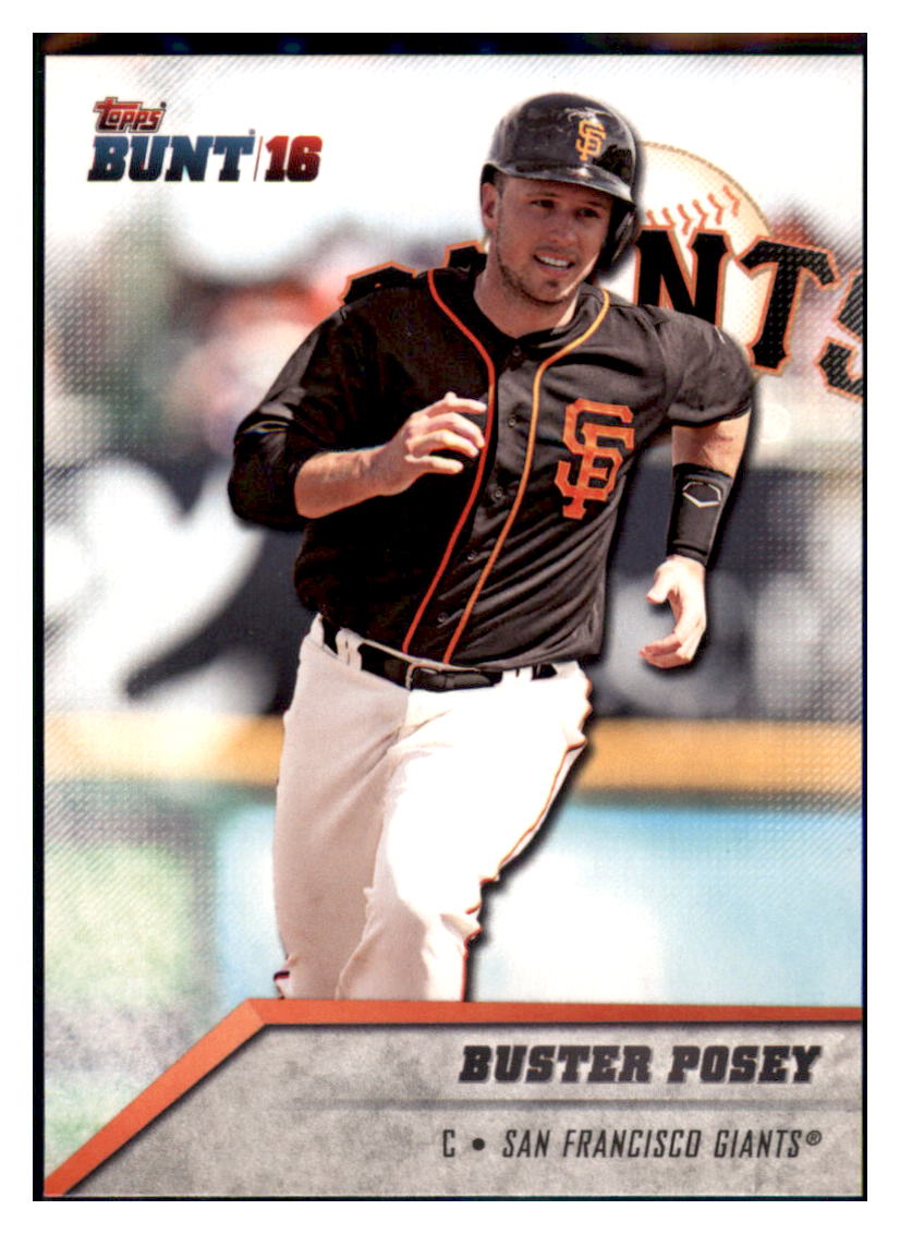 2016 Topps Bunt Buster Posey  San Francisco Giants #72 Baseball card   MATV3 simple Xclusive Collectibles   