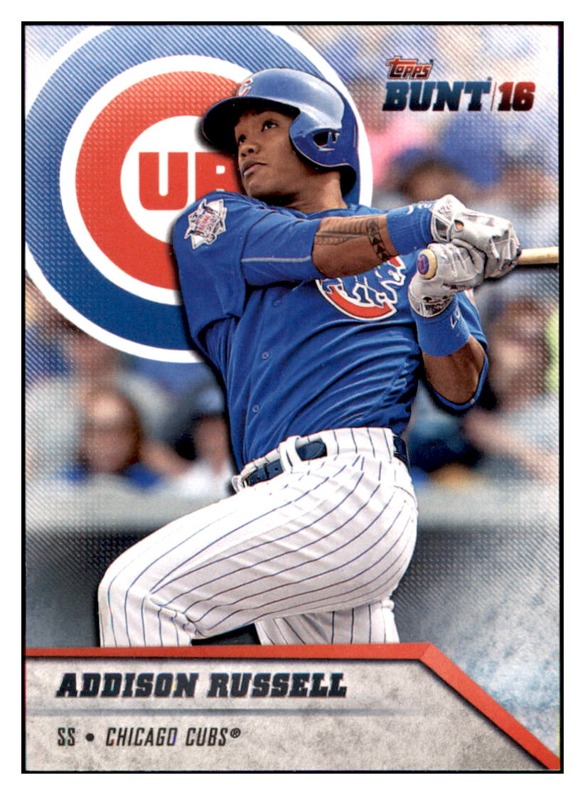 2016 Topps Bunt Addison Russell  Chicago Cubs #156 Baseball card   MATV3 simple Xclusive Collectibles   