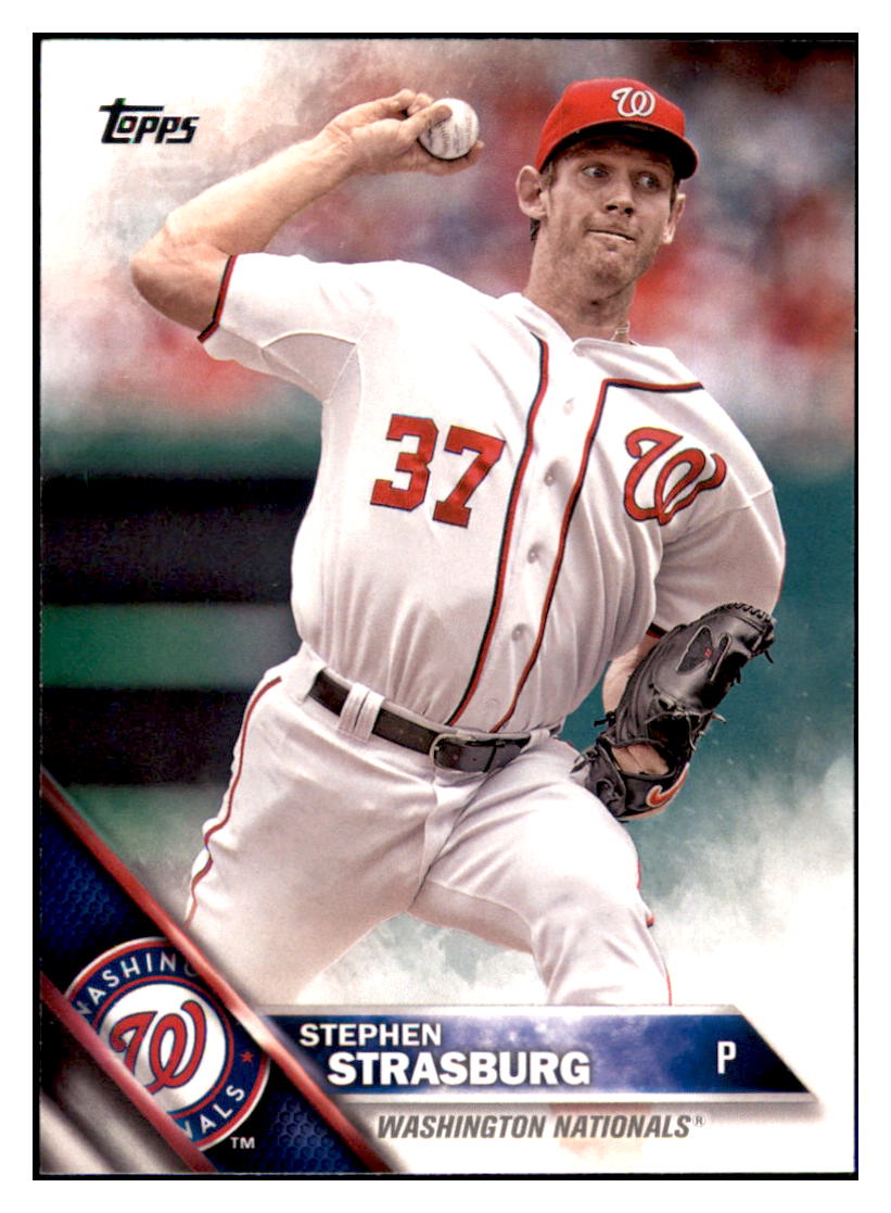 2016 Topps Chrome Stephen Strasburg  Washington Nationals #40 Baseball card   MATV3 simple Xclusive Collectibles   