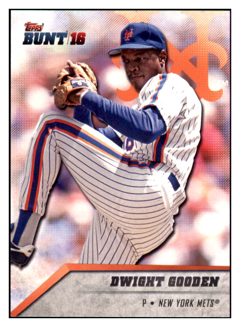 2016 Topps Bunt Dwight Gooden  New York Mets #48 Baseball card   MATV3 simple Xclusive Collectibles   