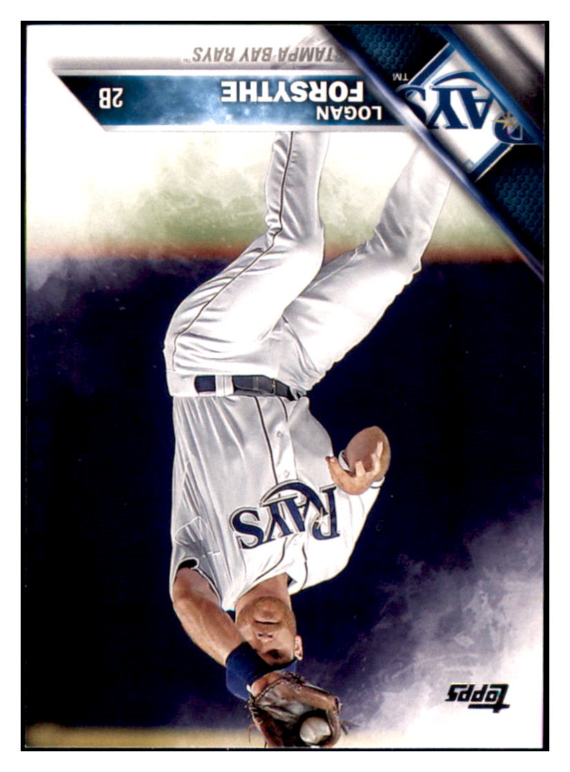 2016 Topps Logan Forsythe  Tampa Bay Rays #216 Baseball card   MATV3 simple Xclusive Collectibles   