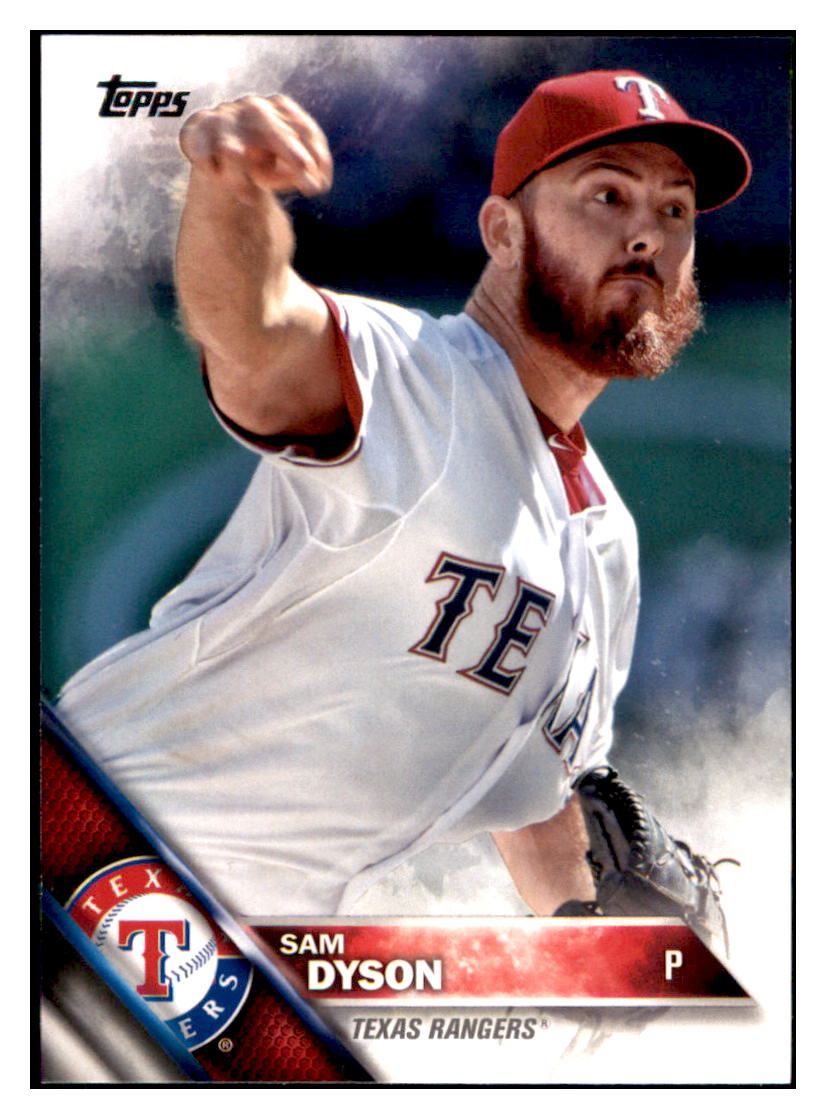 2016 Topps Sam Dyson  Texas Rangers #389 Baseball card   MATV3 simple Xclusive Collectibles   