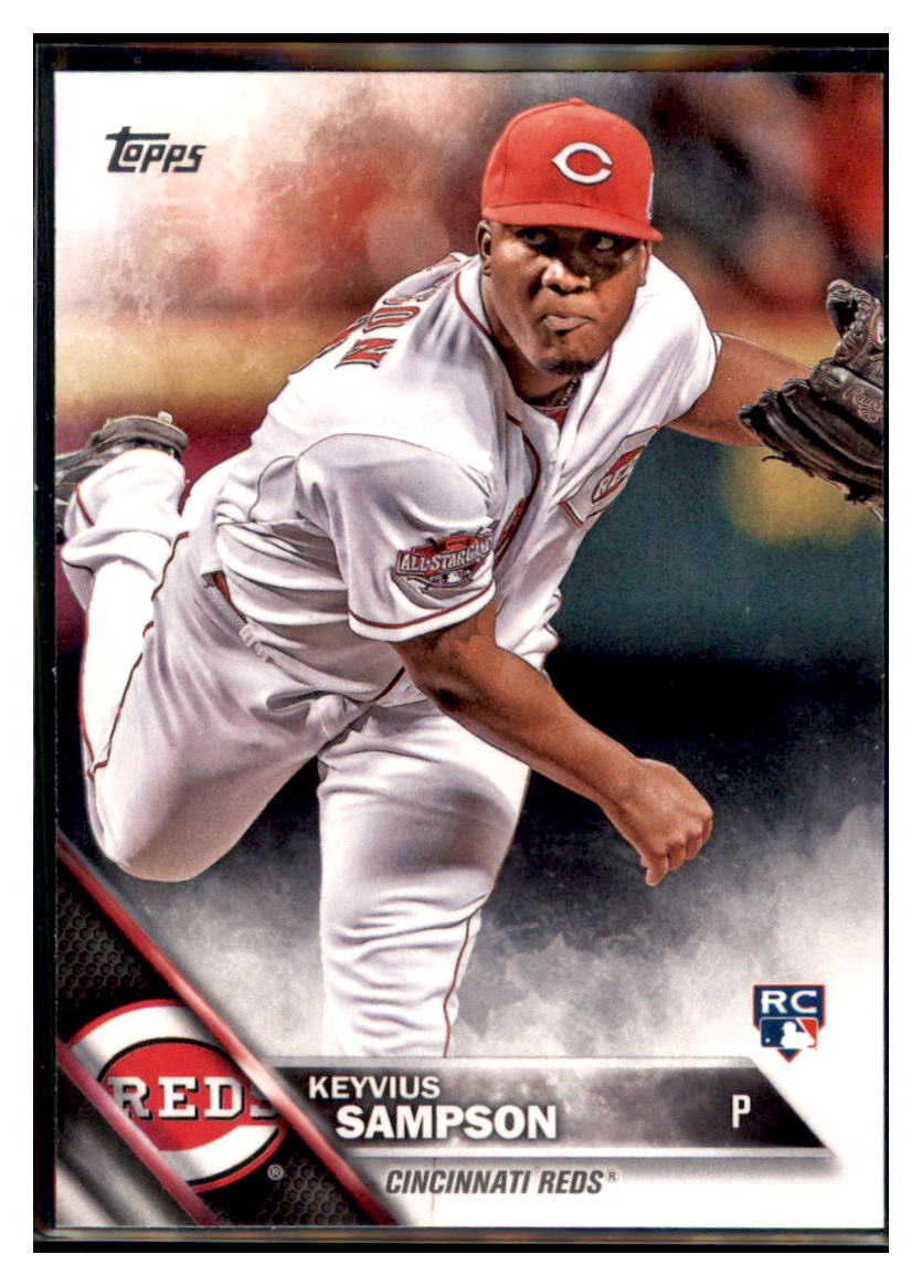 2016 Topps Keyvius Sampson  Cincinnati Reds #333 Baseball card   MATV3_1a simple Xclusive Collectibles   