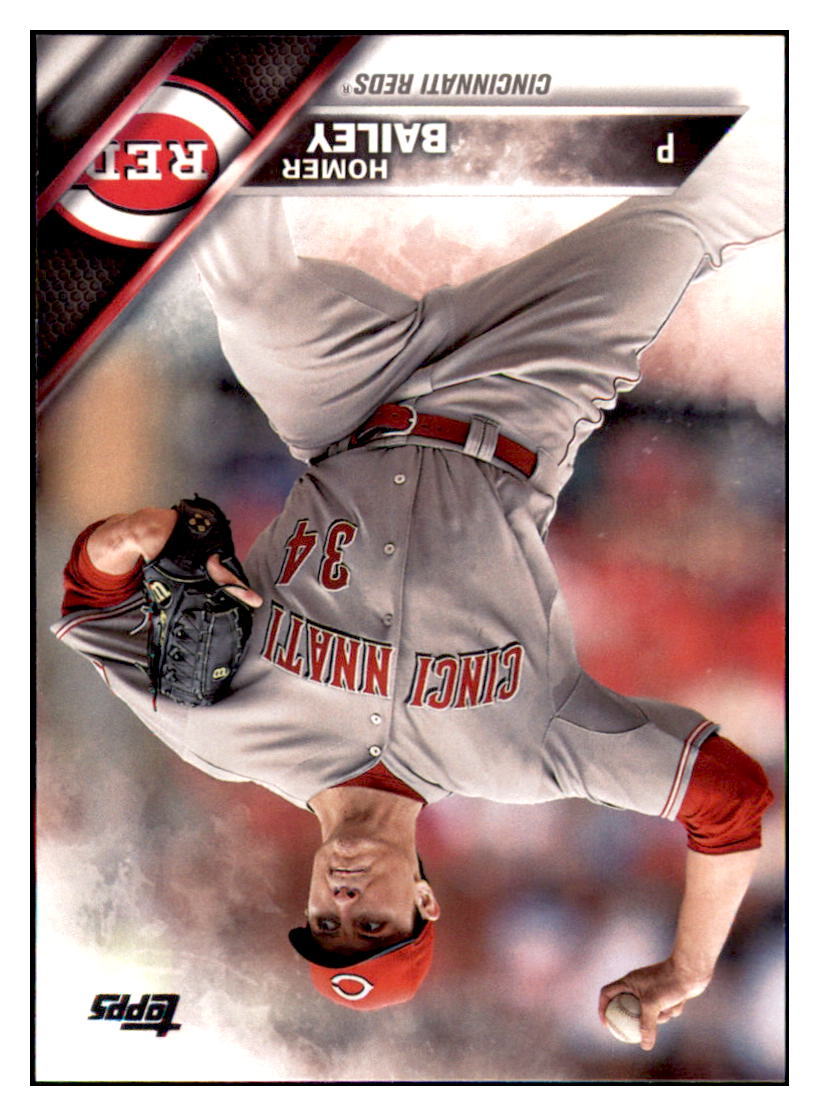 2016 Topps Homer Bailey  Cincinnati Reds #222 Baseball card   MATV3 simple Xclusive Collectibles   