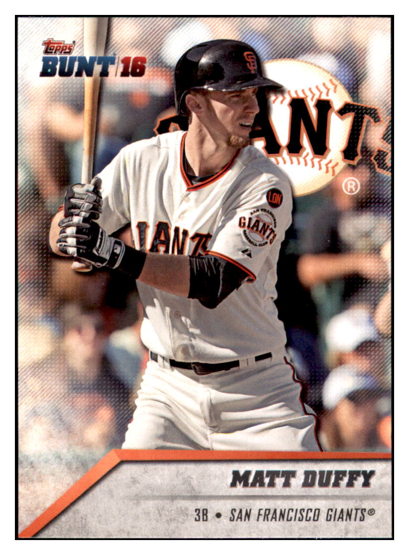 2016 Topps Bunt Matt Duffy  San Francisco Giants #181 Baseball
  card   MATV3 simple Xclusive Collectibles   