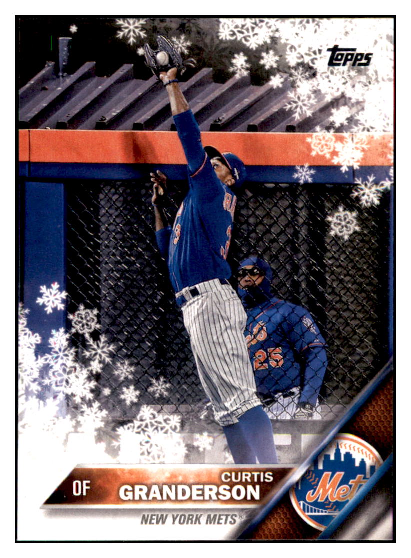 2016 Topps Holiday Curtis Granderson  New York Mets #HMW44 Baseball card   MATV3 simple Xclusive Collectibles   