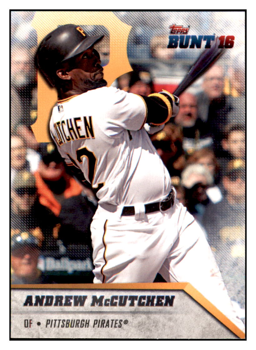 2016 Topps Bunt Andrew McCutchen  Pittsburgh Pirates #47 Baseball card   MATV3_1a simple Xclusive Collectibles   
