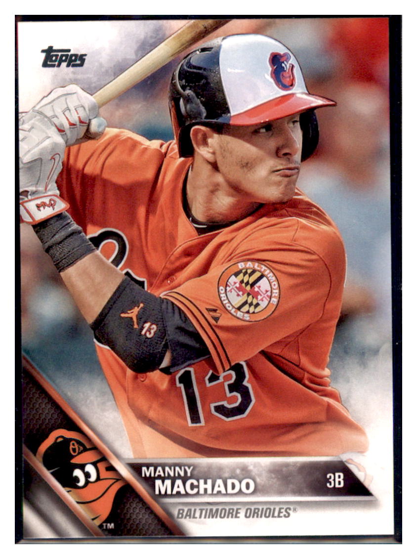 2016 Topps Manny Machado  Baltimore Orioles #175 Baseball card   MATV3 simple Xclusive Collectibles   