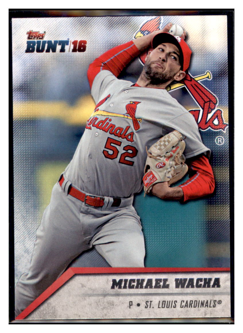 2016 Topps Bunt Michael Wacha  St. Louis Cardinals #107 Baseball card   MATV3 simple Xclusive Collectibles   