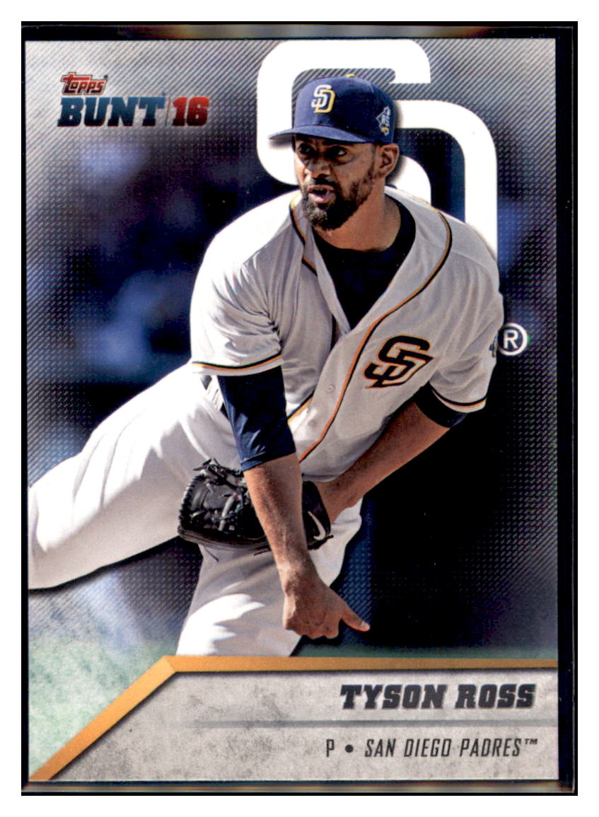 2016 Topps Bunt Tyson Ross  San Diego Padres #30 Baseball card   MATV3 simple Xclusive Collectibles   