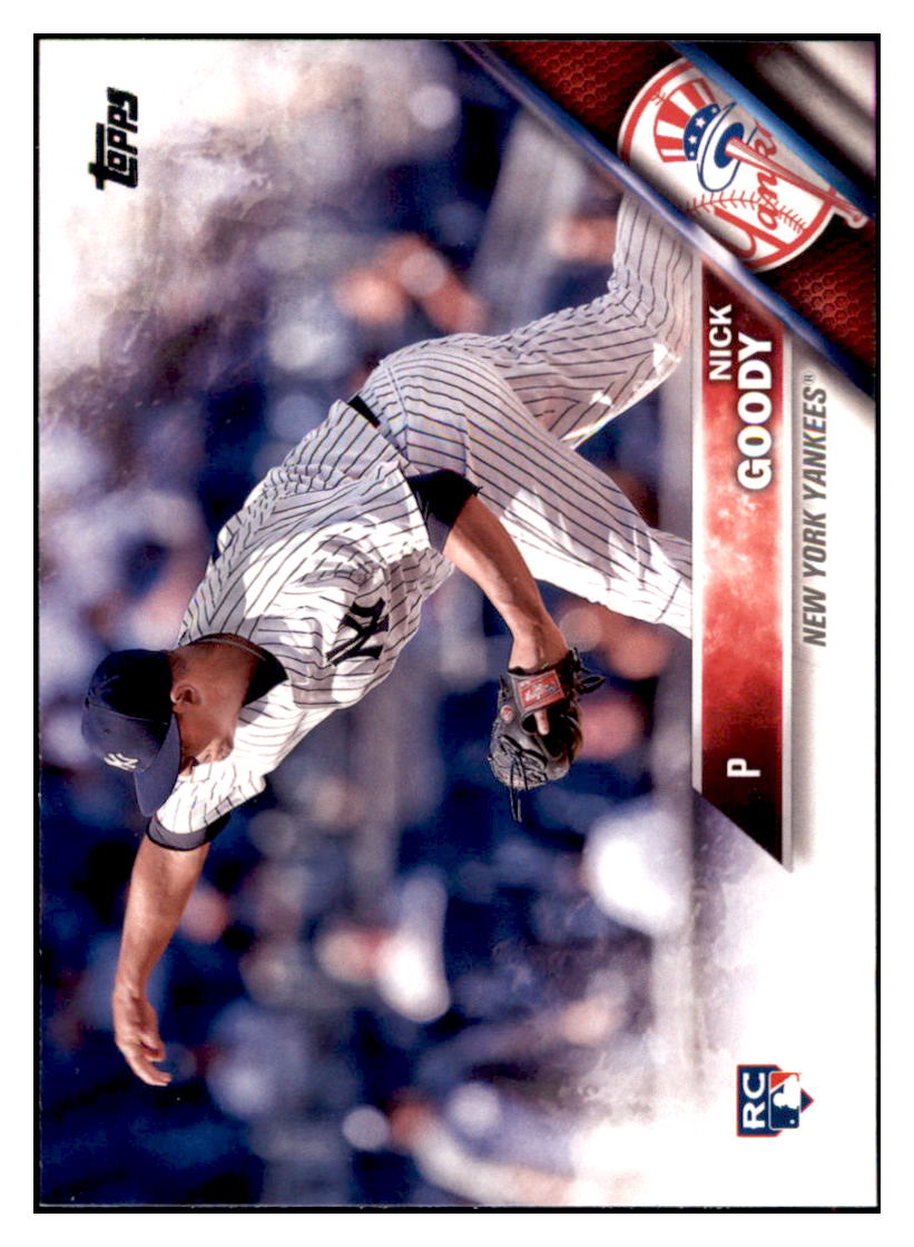 2016 Topps Nick Goody  New York Yankees #547 Baseball card   MATV3 simple Xclusive Collectibles   