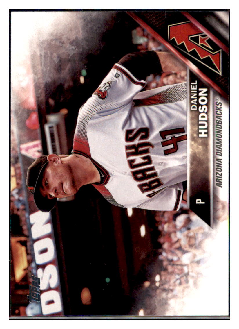 2016 Topps Update Daniel Hudson  Arizona Diamondbacks #US60 Baseball
  card   MATV3 simple Xclusive Collectibles   