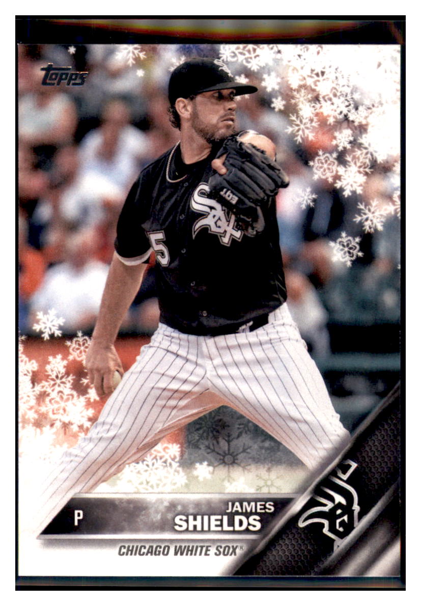 2016 Topps Holiday James Shields  Chicago White Sox #HMW121 Baseball
  card   MATV3 simple Xclusive Collectibles   