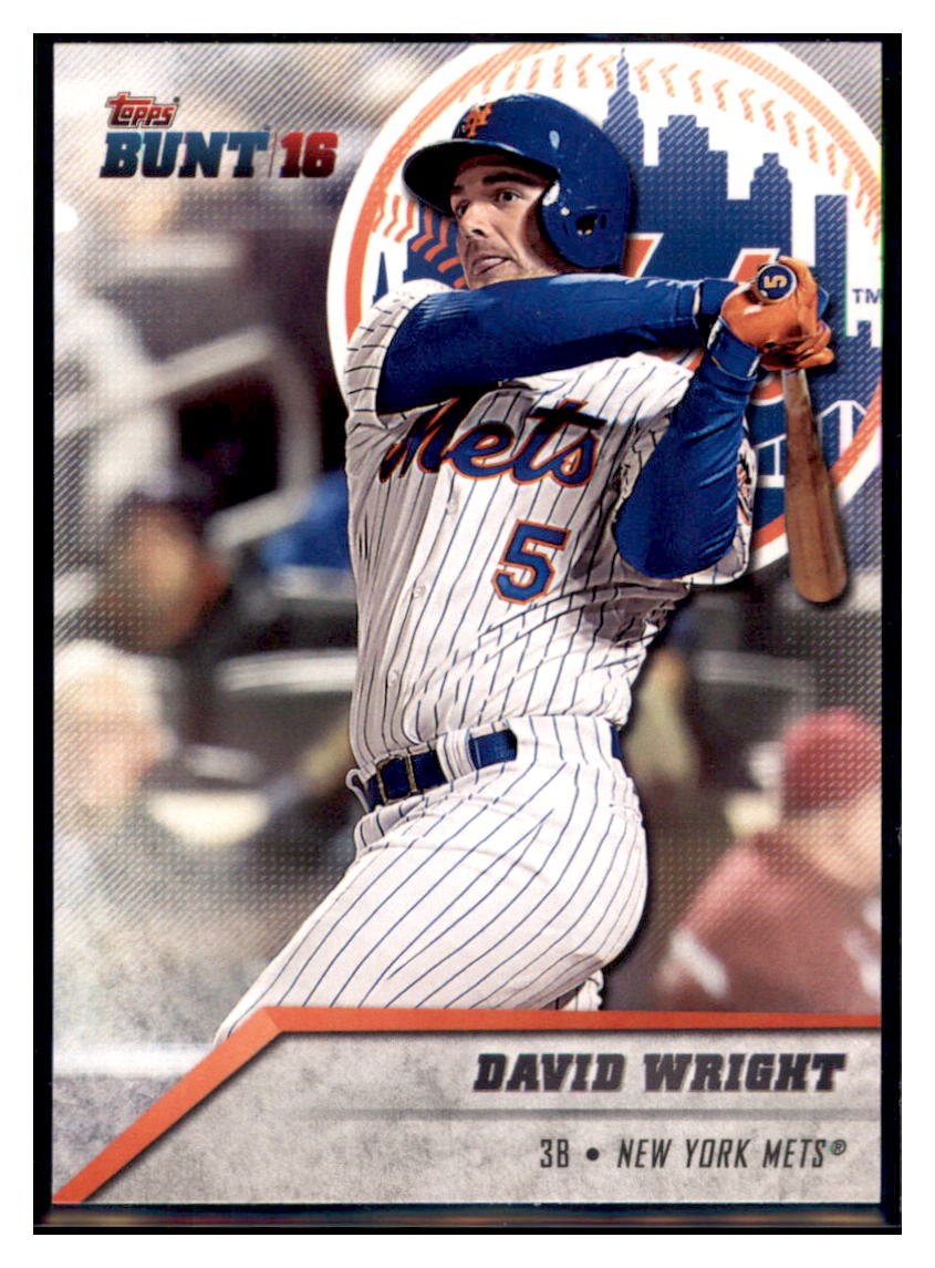2016 Topps Bunt David Wright  New York Mets #178 Baseball card   MATV3 simple Xclusive Collectibles   